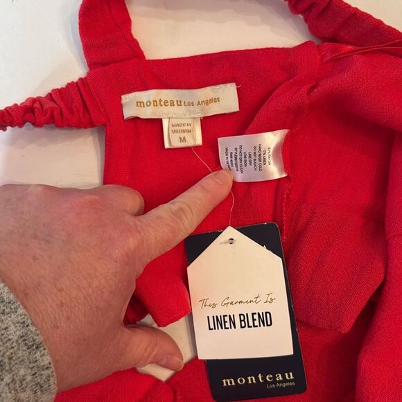 NWT Monteau Los Angeles Cropped Top, sizes Medium - Picture 3 of 11